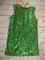 Платье в стиле чикаго с пайетками зеленое, р. 128-158