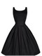 Платье в стиле 50-60-х в "Классика Ретро", цвет Черный, р.M
