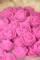Роза декоративнаят (10 штук./комплект), диаметр 3 см., ярко-розовая.