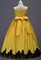 Платье нарядное для девочки в пол, цв.желтый, детское/подростковое р.150,160,170