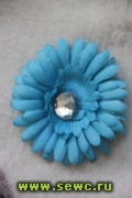 Цветок Пион, диаметр 9-10 см., голубой.
