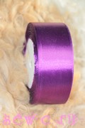 Атласная лента 50 мм. Рулон, цв. Темно-фиолетовый.