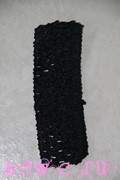 Повязка-стрейч ширина 4 см. цв. Черный (комплект 2 шт.)