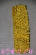 Повязка-стрейч ширина 4 см. цв. Желтый (комплект 2 шт.)