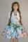 Платье для девочки ретро с болеро, цв.голубой, р.110,116, 122