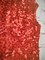 Платье в стиле чикаго с пайетками красное, р. 128-158