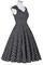 Платье в стиле ретро в горошек, цв.черный, р.L, XL, XXL