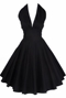 Платье в стиле Мерлин Монро, цв.Черный, р.S,M,XL