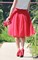 Пышная юбка из фатина. Цвет: Красный. Длина 65-75 см.