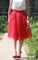 Пышная юбка из фатина. Цвет: Красный. Длина 65-75 см.