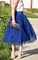 Пышная юбка из фатина. Цвет: Синий. Длина 65-75 см.