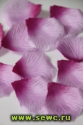 Лепестки розы искуственные, 100 шт./уп. цв. Фиолетовый/сиреневый
