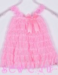 Платье "Рюши малыш" цв. Розовый, 6-24 мес.