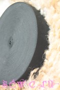 Резинка черная/белая, ширина 2,5 см., цена за 1 м/пог.
