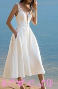 Платье летнее ретро цв.белый, р.S,M,L,XL,XXL.